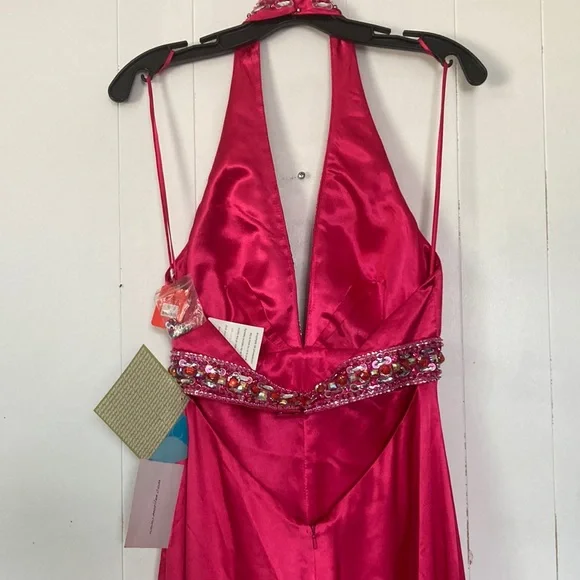 MORI LEE PAPARAZZI JUMPSUIT HIDDEN PANTS THAT LOOK LIKE A GOWN - Picture 6 of 11